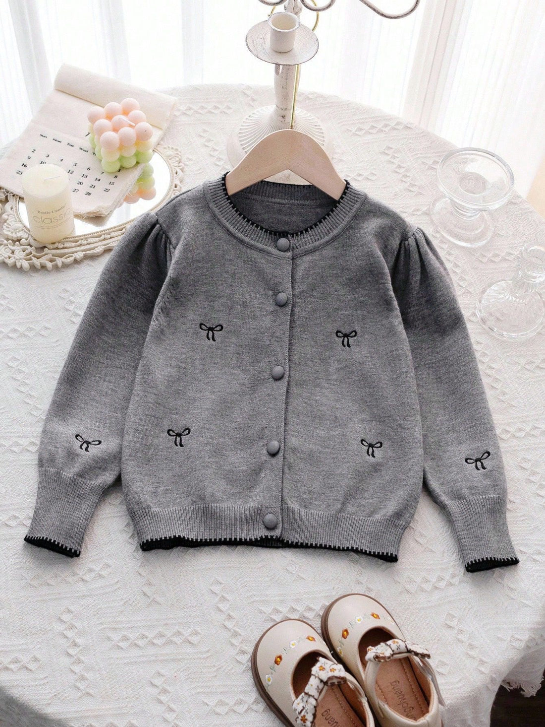 Bow Cardigan