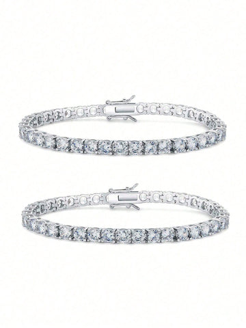 2 tennis bracelets