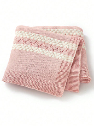 Knit baby blanket
