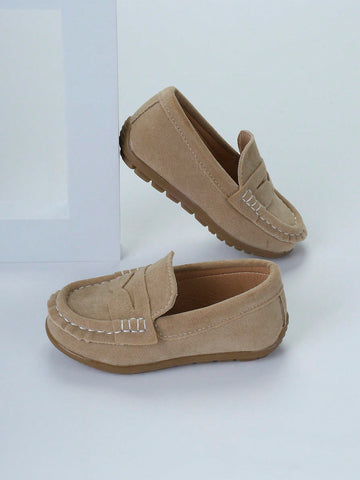Taupe loafers