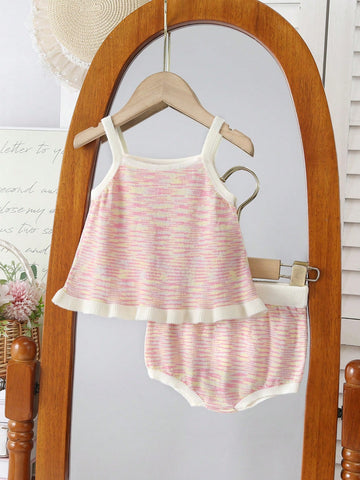 Baby girl knit set