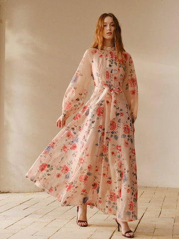 MOTF summer floral maxi dress