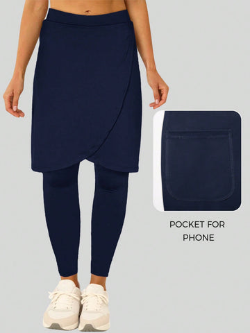 Women’s gym skirt with built in leggings