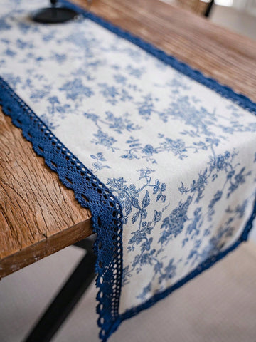Toile table runner