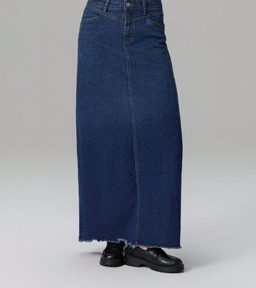 Denim Maxi Skirt