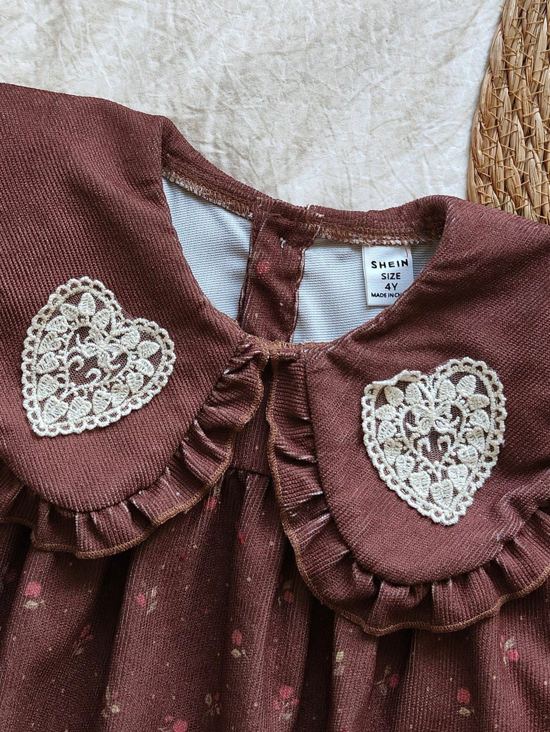 Maroon Collared Dress