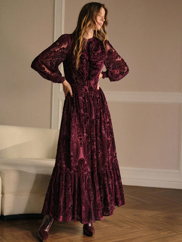 MOTF- Premium quality velvet Dress