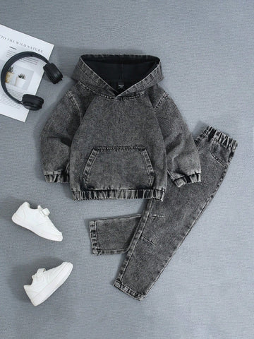 Washed Denim Set