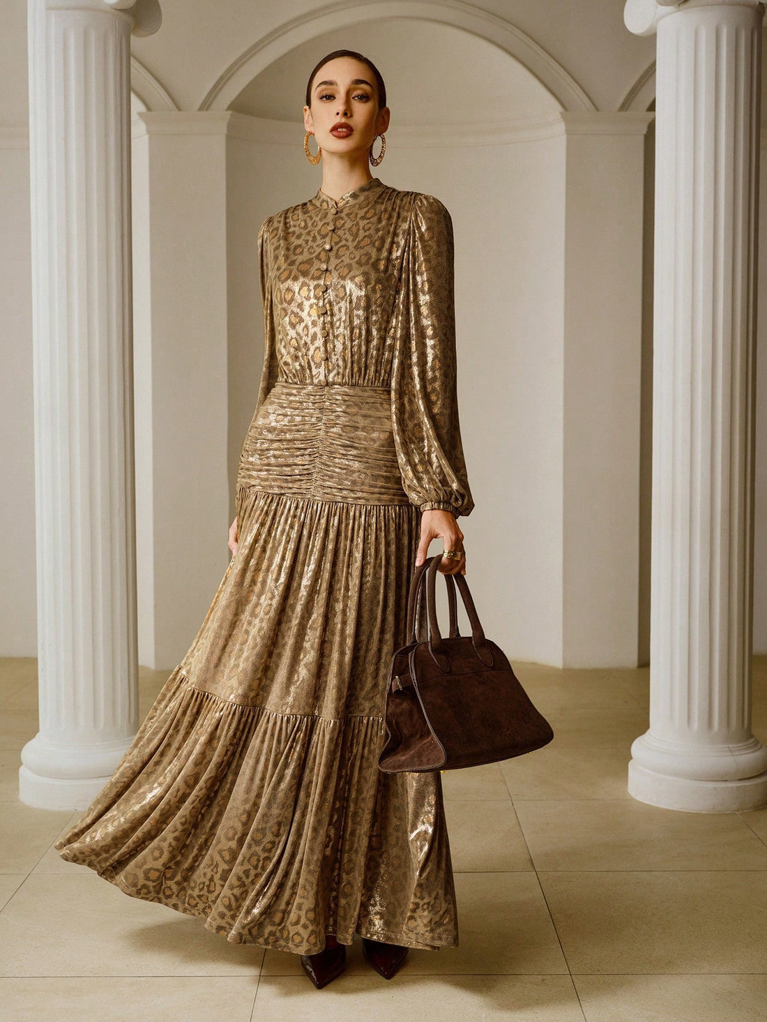 Elegant Gold Dress