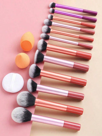 12 pc Makeup Brush Set