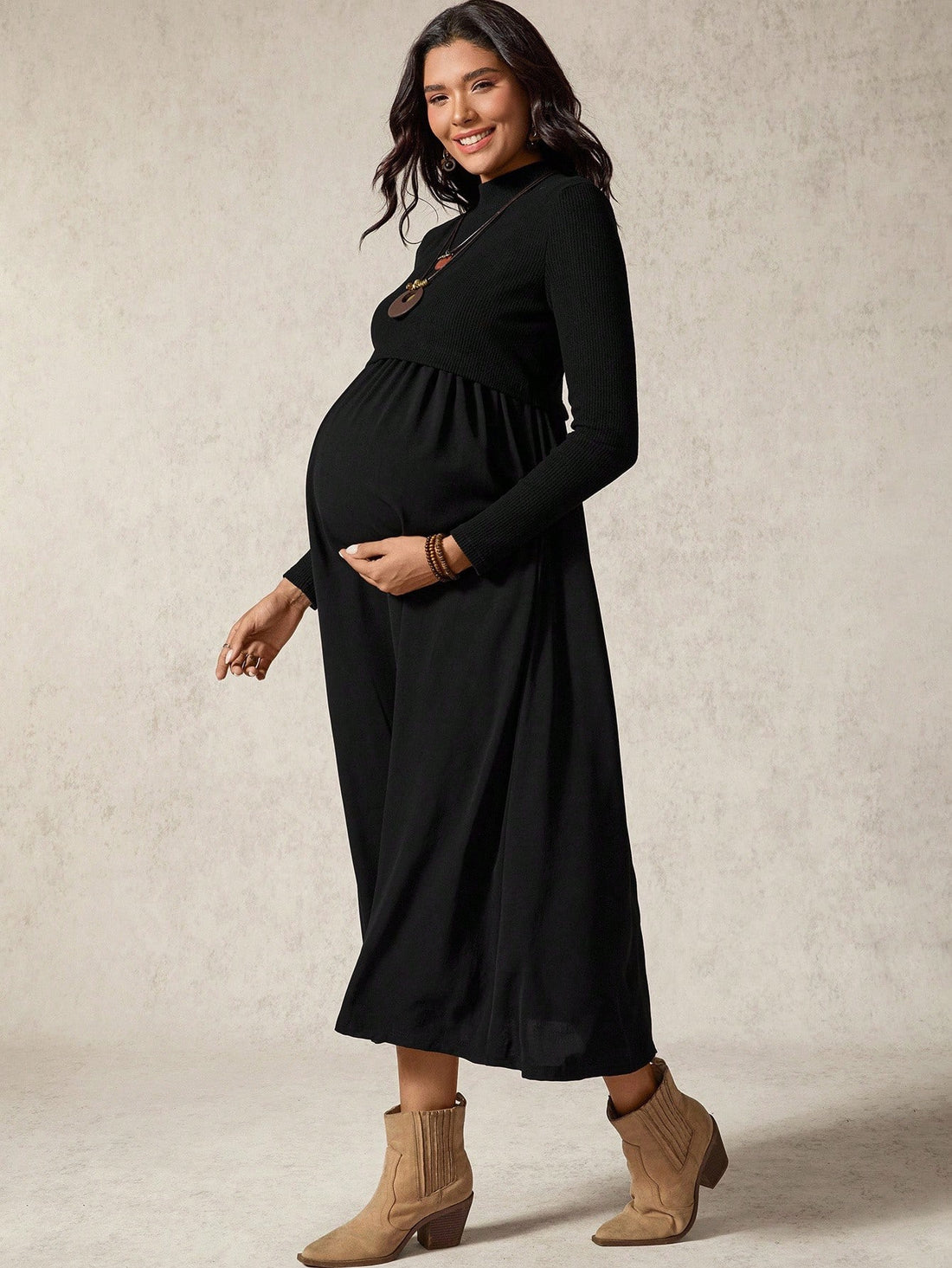 Black Maternity Dress