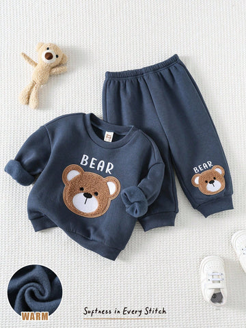 Bear Sweater and Pants Set