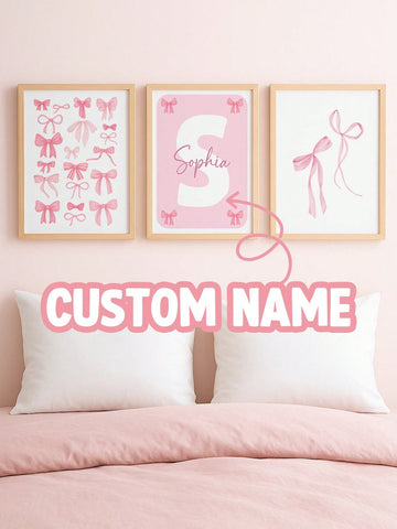 3 pcs Canvas Art Custom