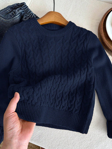 Young Boy Cableknit Sweater