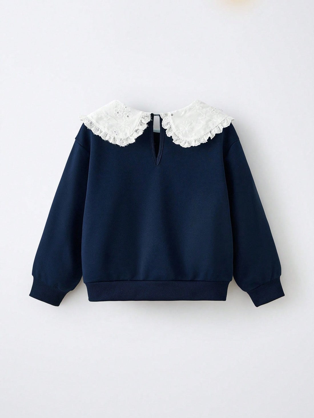 Navy Collar Sweater BESTSELLING