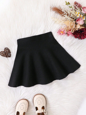 Black Knit Skirt BESTSELLING