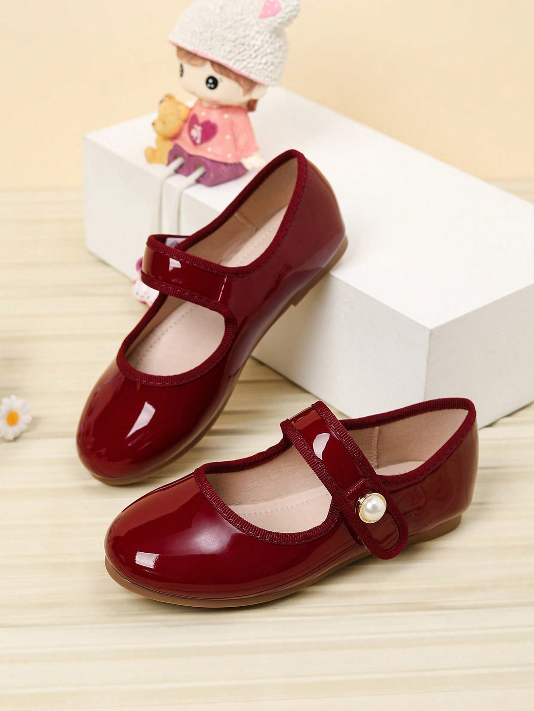 Burgundy Dressy Flats