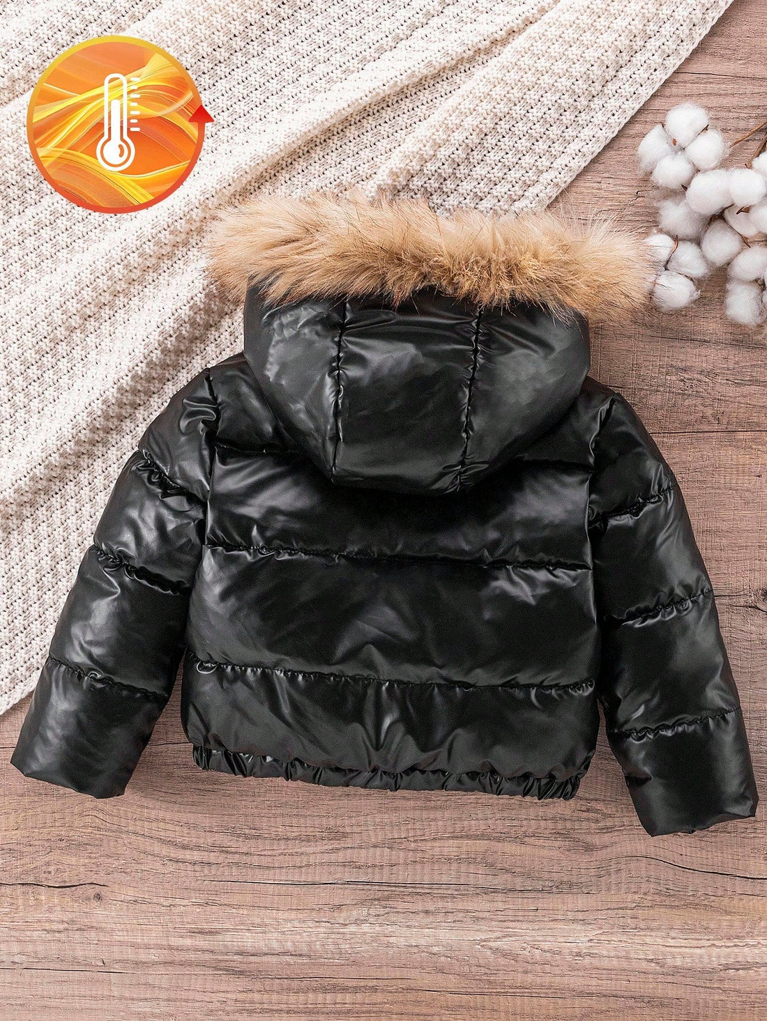 Kids Puffer Coat with Hood