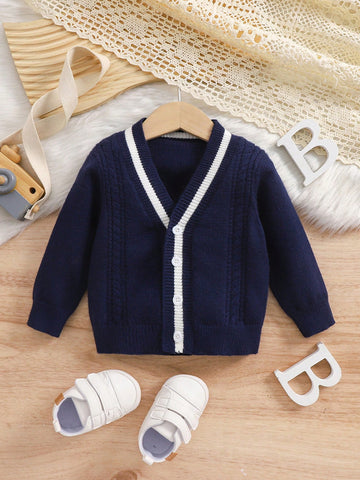 Navy Cardigan