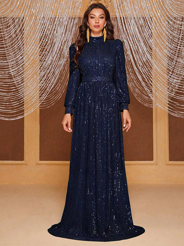 Navy Gown