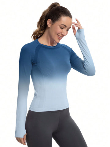 Mathcat Long Sleeve Workout Top