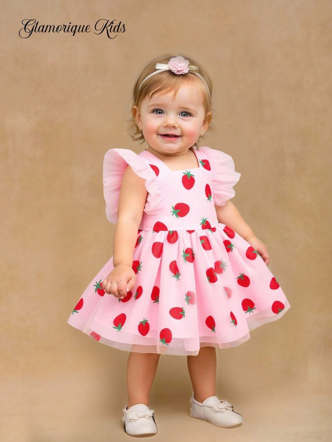 Strawberry kids dress