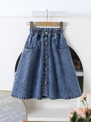 Denim Kids Skirt