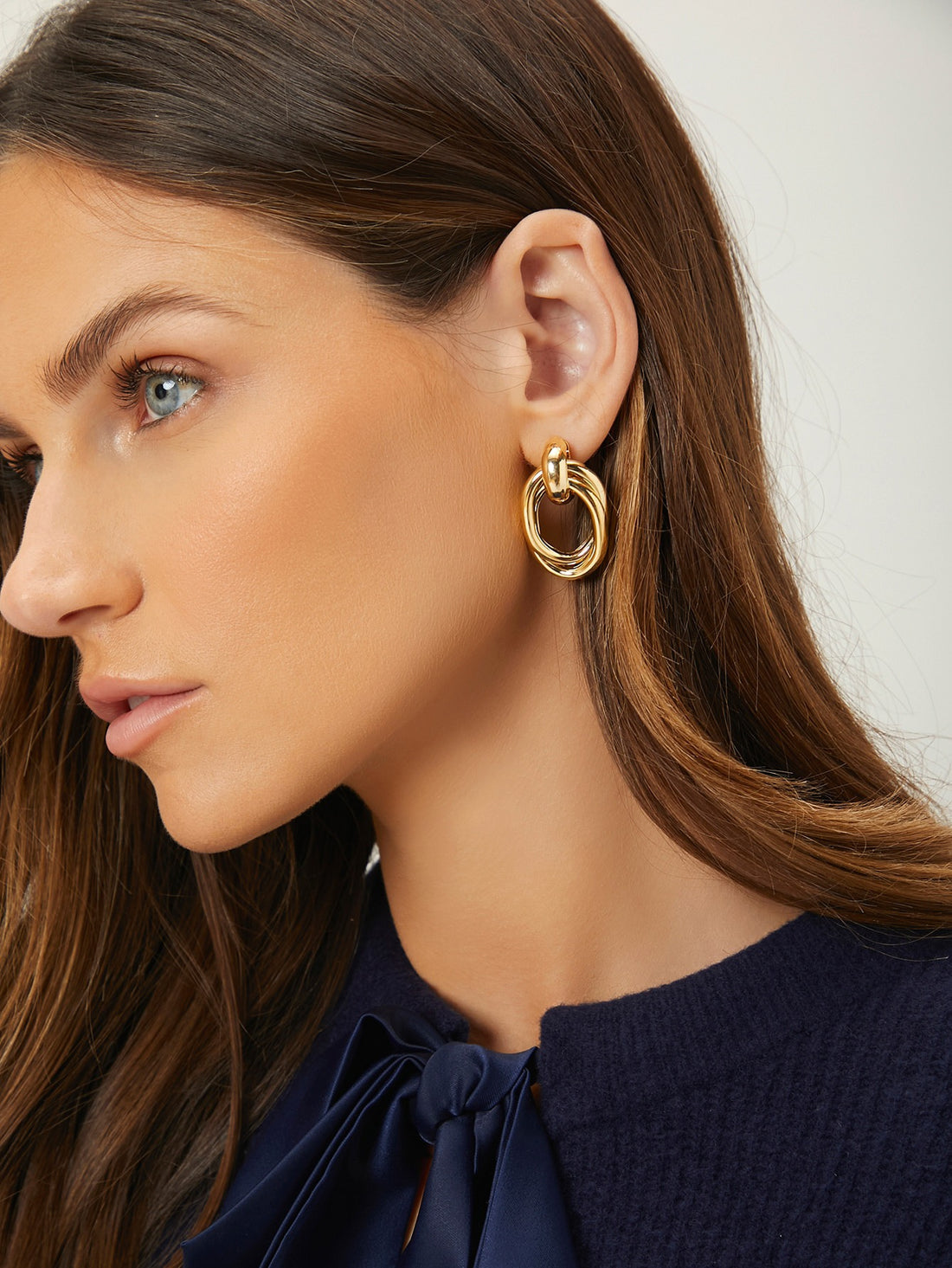 Gold Geometric Earrings MOTF- Premium quality