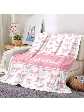 Personalized Bow Blanket