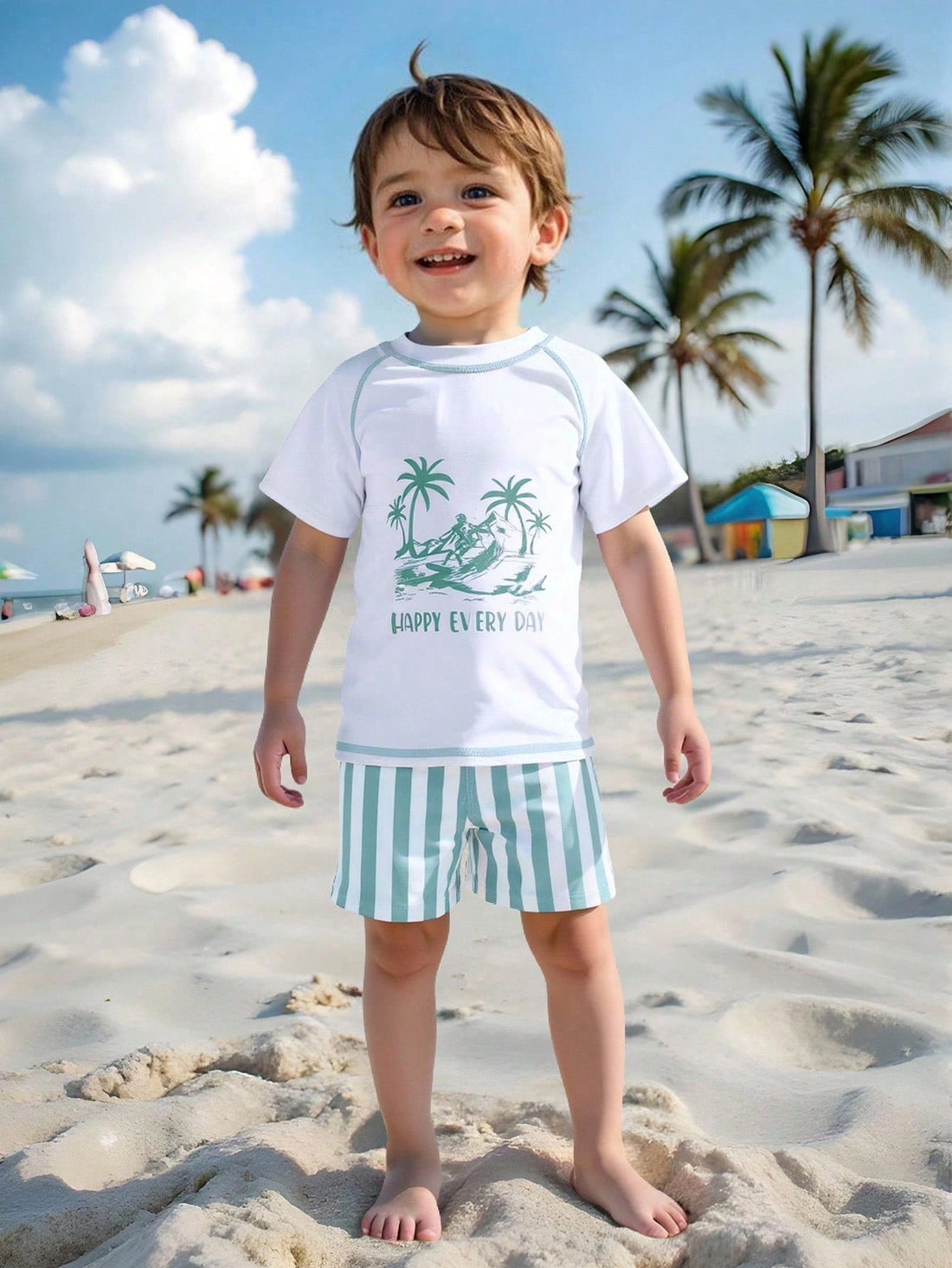 Young boy Swim Suit set