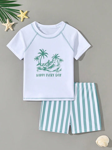 Young boy Swim Suit set