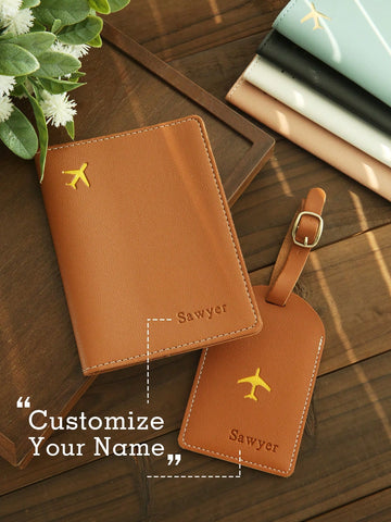Custom Name Passport Holder and Tag