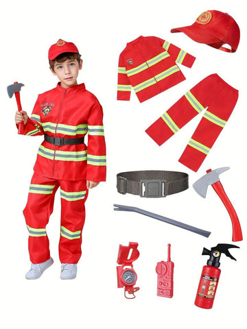 Fire Fighter Costume Set