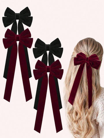2 pc Velvet Bows