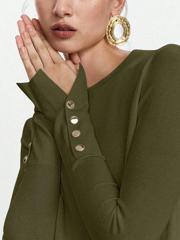 Olive sweater Zara inspired