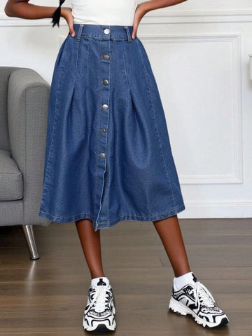 Girls Denim Skirt