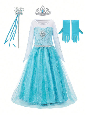 5 pc Princess Elsa Costume