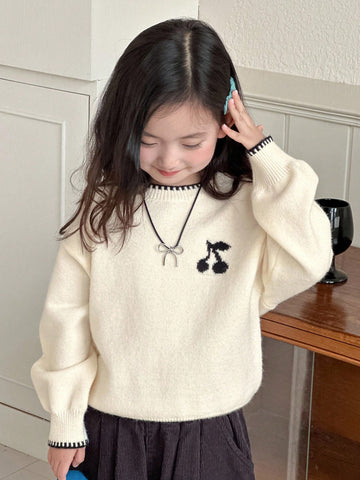 Kids Cherry Sweater