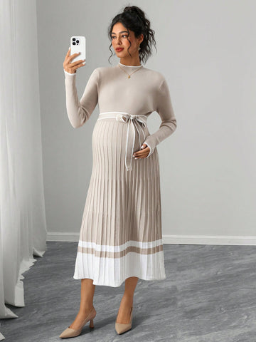 maternity knit dress