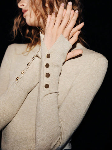 Zara inspired taupe sweater