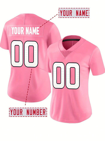 Custom pink jersey