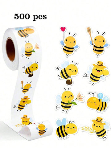 Bee stickers roll
