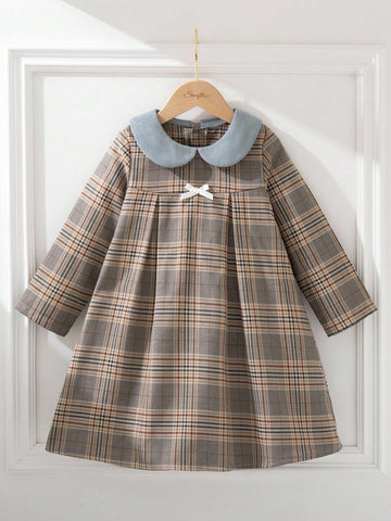Kids plaid dress