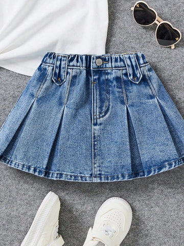 Kids denim skirt
