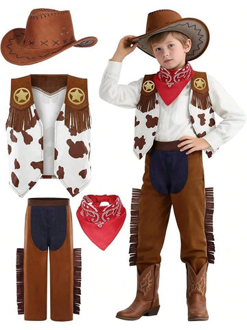 Kids cowboy costume set