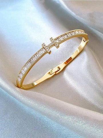 CZ H bracelet
