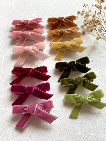20 piece velvet clips