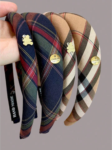 Kids plaid headband