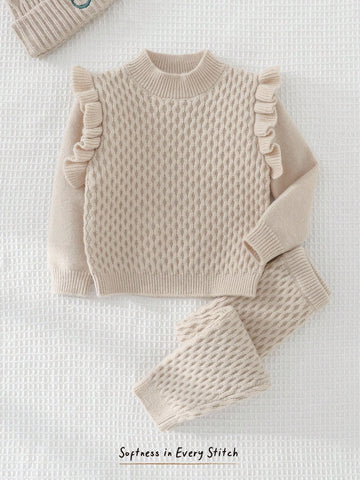 Baby girl knit set