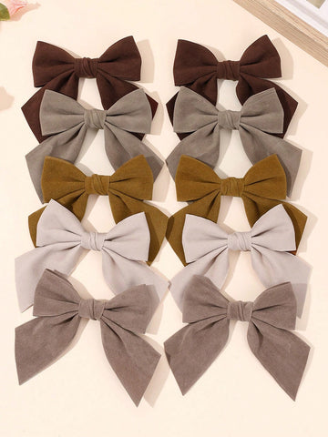 10 velvet bows